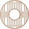 Ekena Millwork Empire Wood Fretwork Pierced Ceiling Medallion, Cherry, 40"OD x 14 5/8"ID x 1/4"T CMWP40X40X0250EPCH - alternate 5